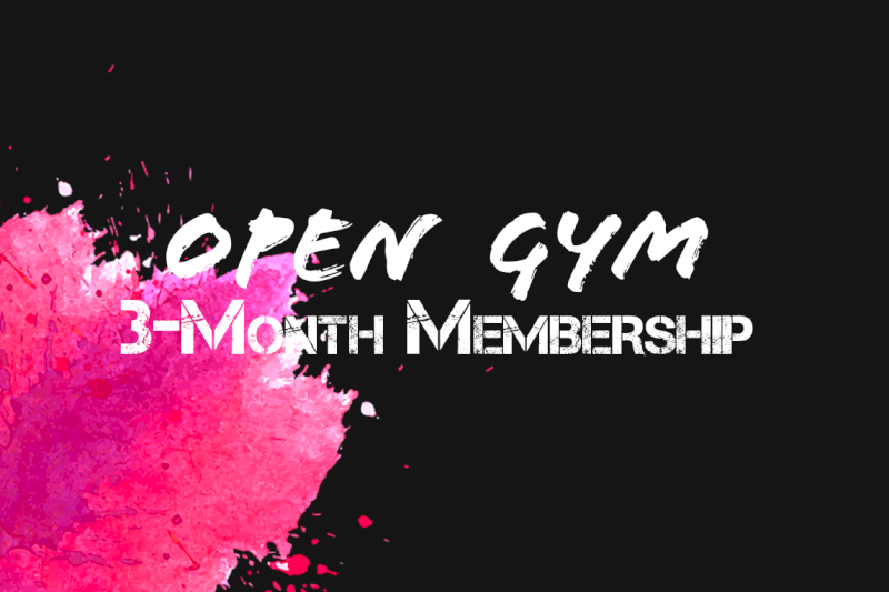 Členství Open Gym – 3měsíční členství